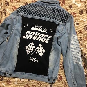 LA x NY SAVAGE JEAN JACKET!!